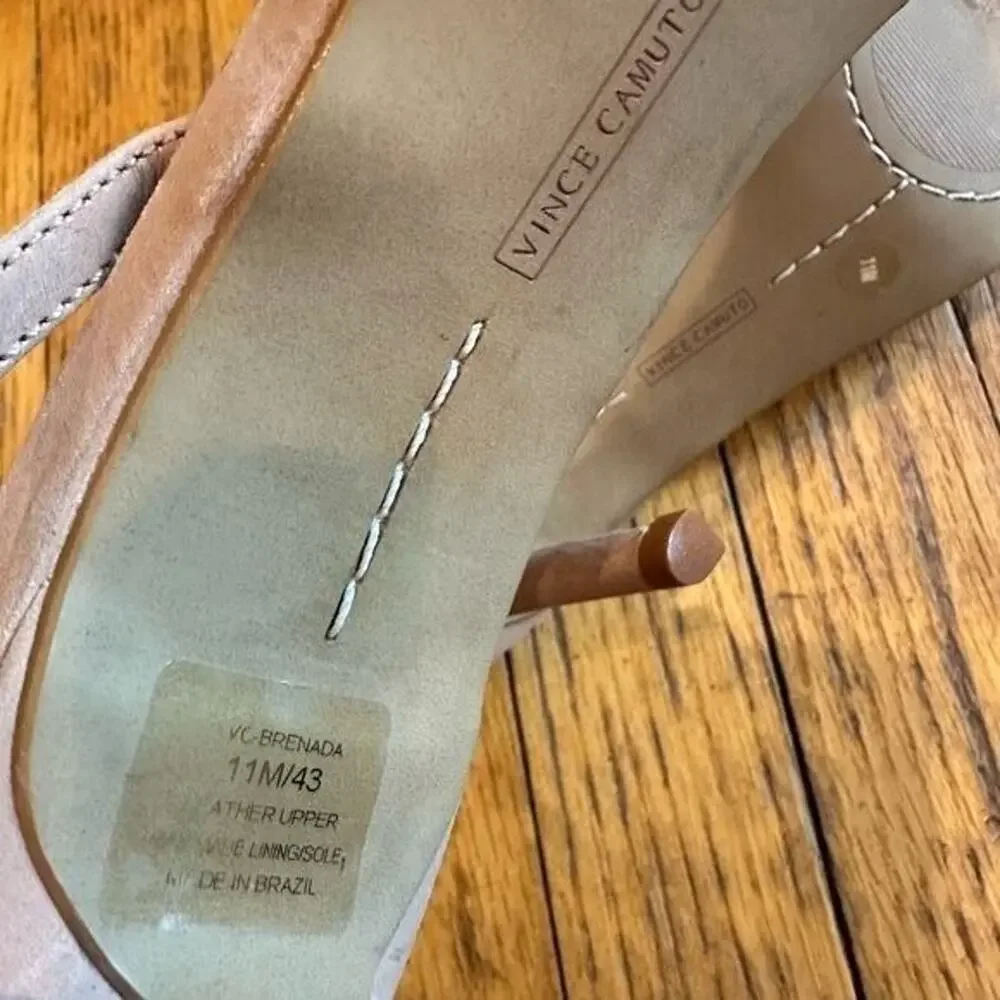 VINCE CAMUTO Brenada Tan Heeled Sandal size 11 M